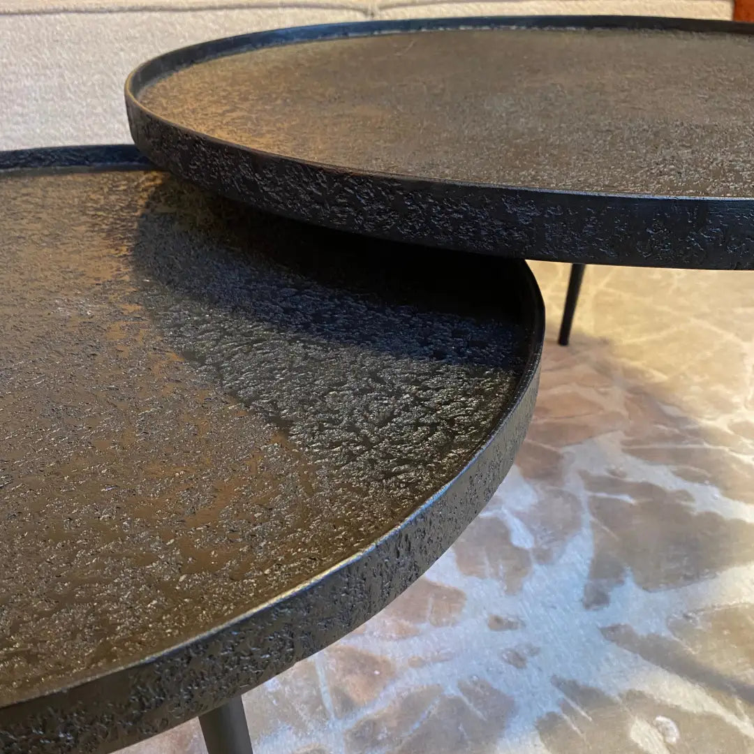 Salontafel Set Rick - Zwart