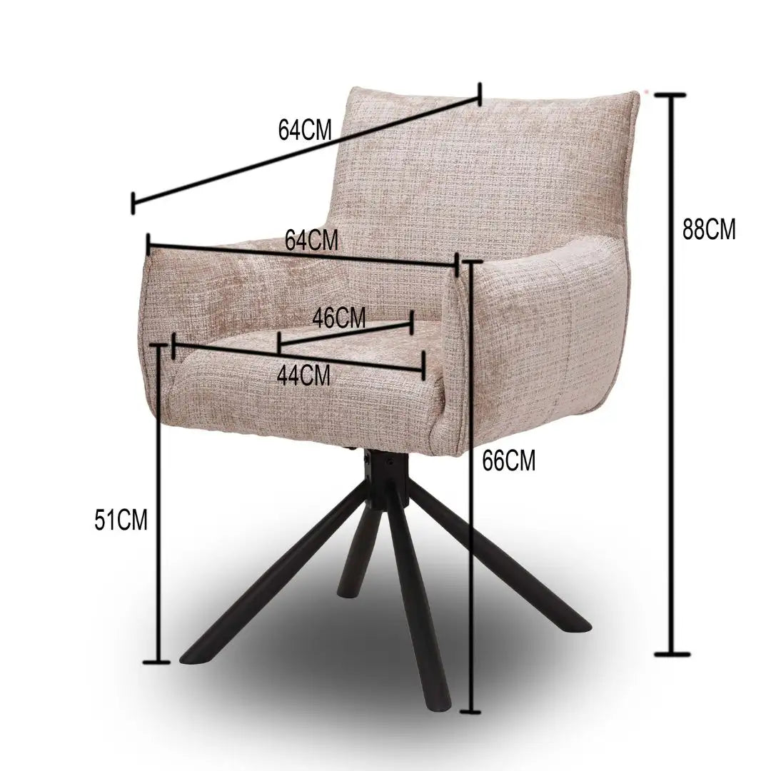 Stoel Dali - Luxe Beige