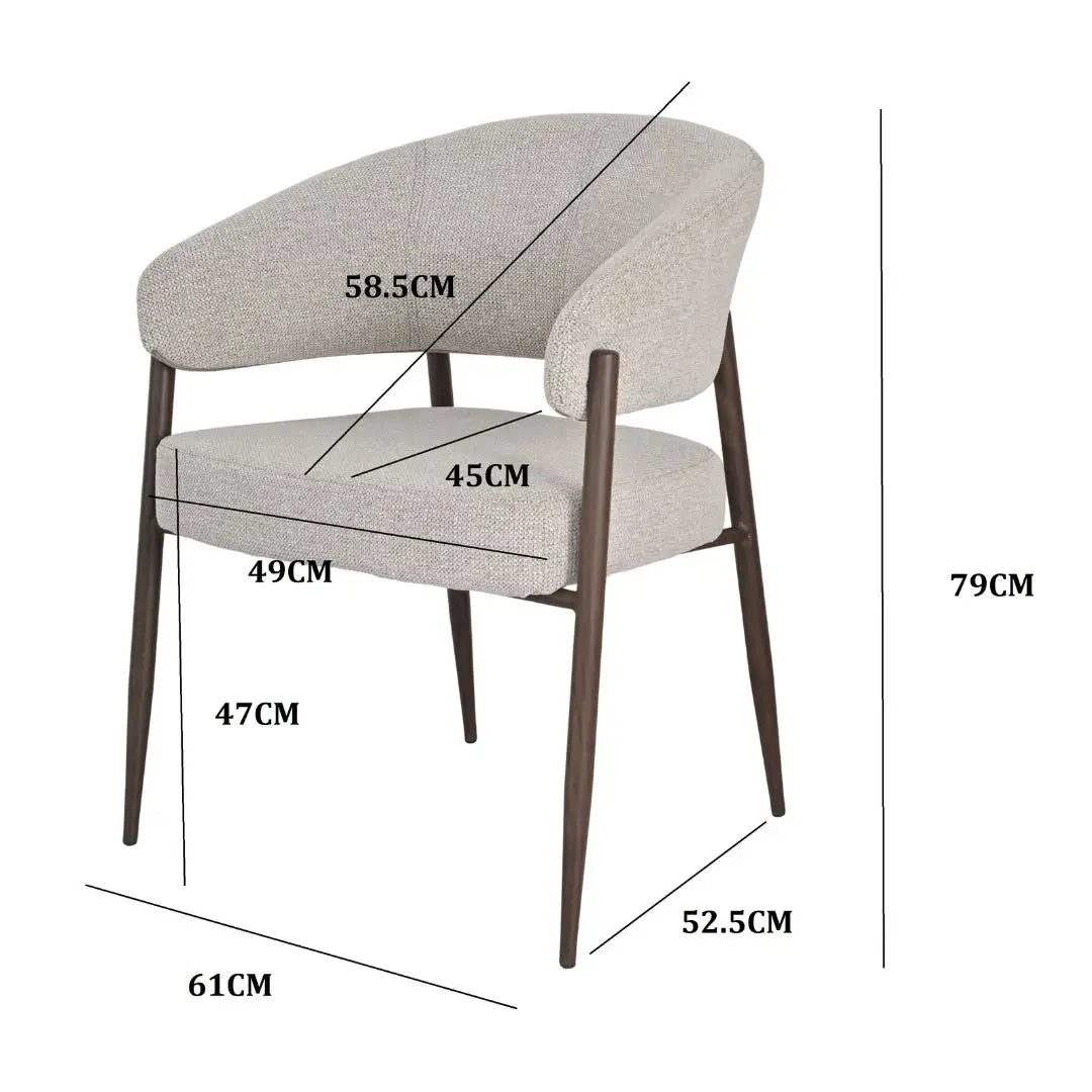 Stoel Nomi - Natural Eiken