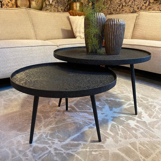 Salontafel Set Rick - Zwart