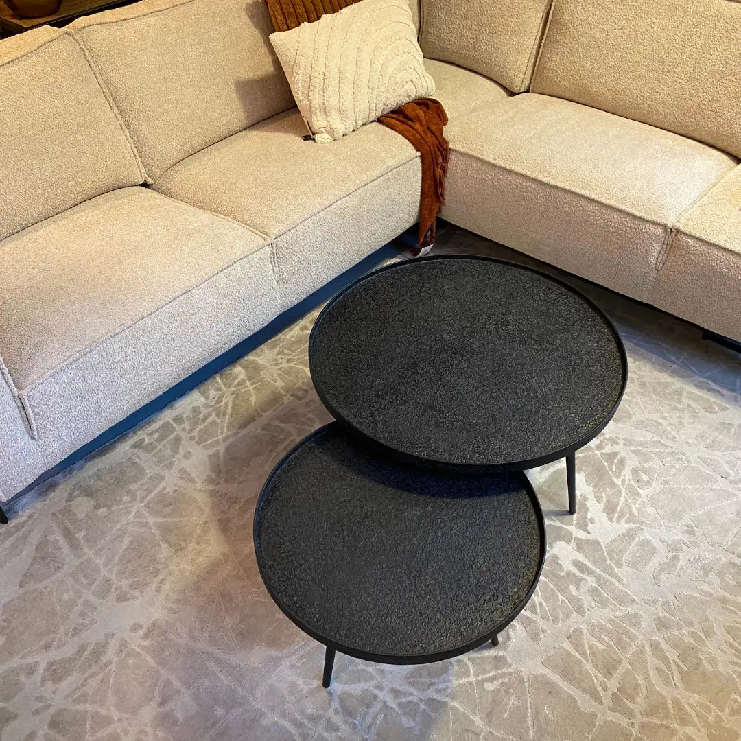Salontafel Set Rick - Zwart