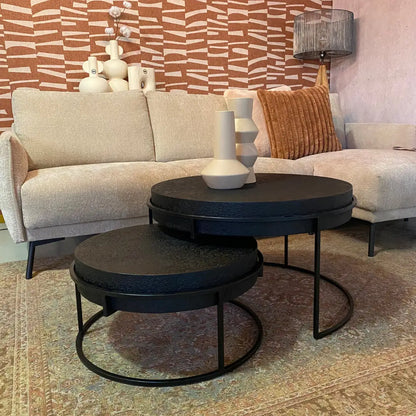 Salontafel Set Jasper - Zwart