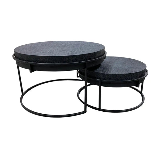 Salontafel Set Jasper - Zwart