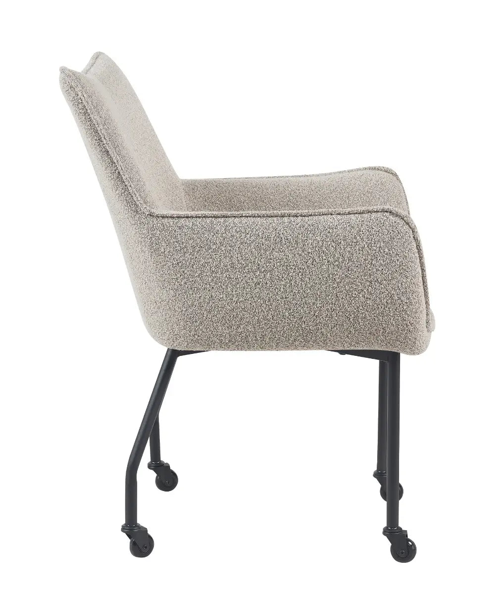 Stoel Omaha Boucle - Taupe