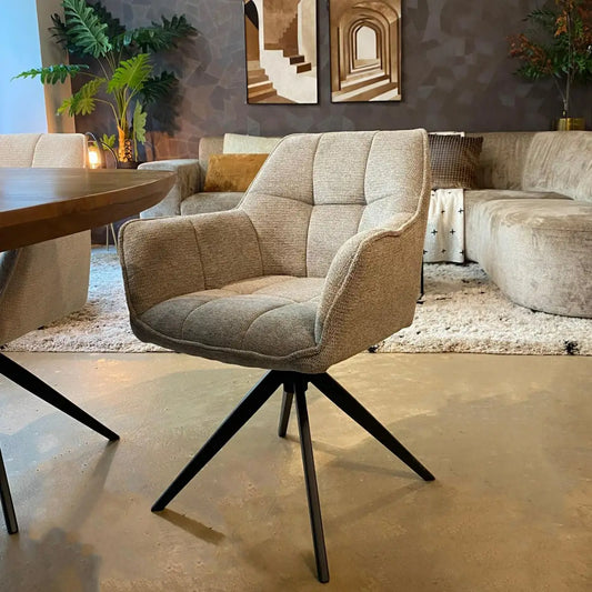 Stoel Elodie - Taupe