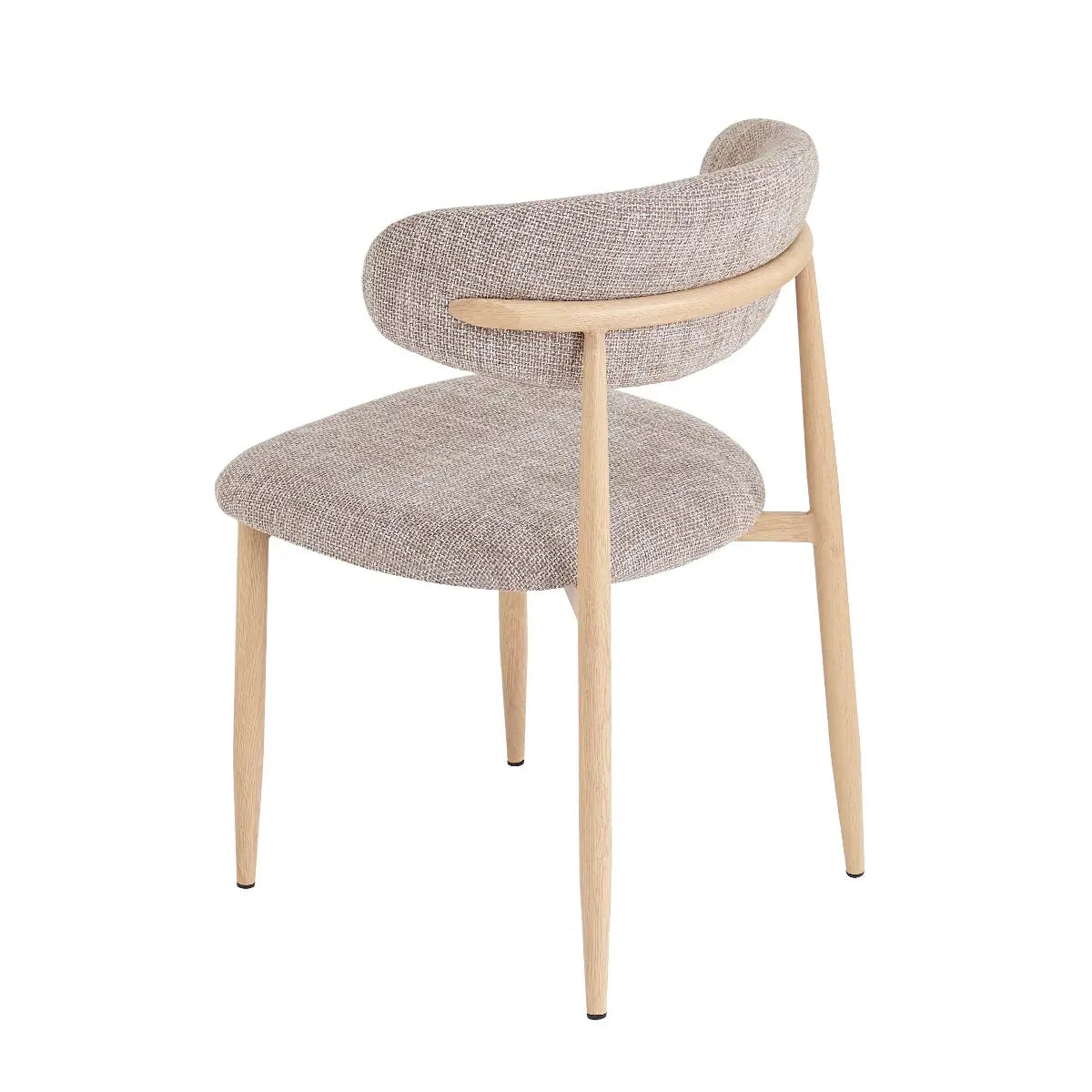 Stoel Japandi Stijl - Licht Eiken Frame