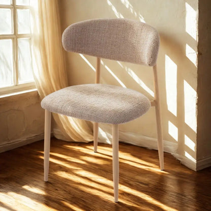 Stoel Japandi Stijl - Licht Eiken Frame