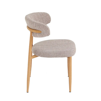 Stoel Japandi Stijl - Eiken Frame