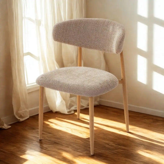 Stoel Japandi Stijl - Eiken Frame