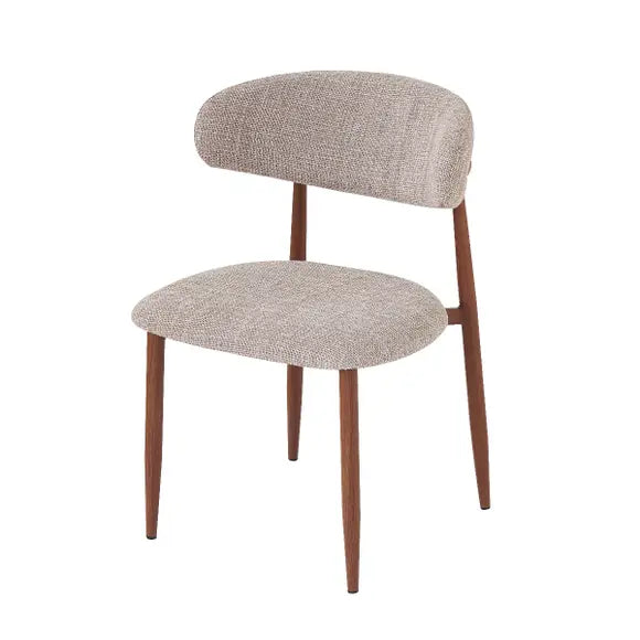 Stoel Japandi Stijl - Walnoot Frame