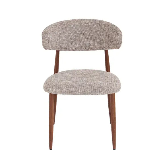 Stoel Japandi Stijl - Walnoot Frame