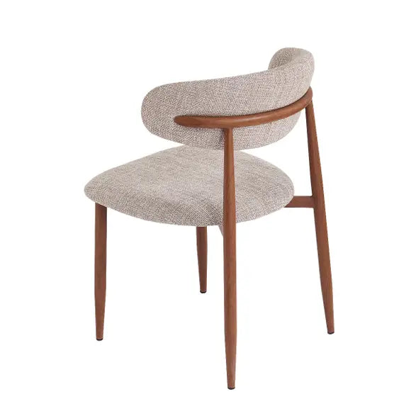 Stoel Japandi Stijl - Walnoot Frame