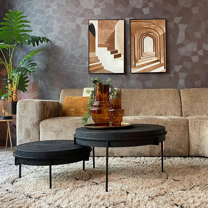 Salontafel Set Jasper - Zwart