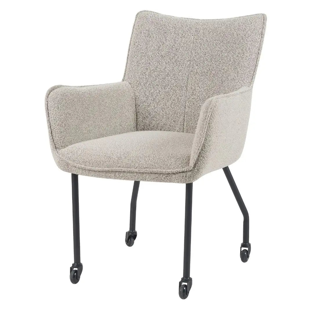 Stoel Omaha Boucle - Taupe