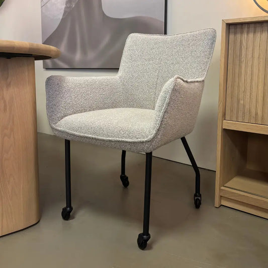 Stoel Omaha Boucle - Taupe