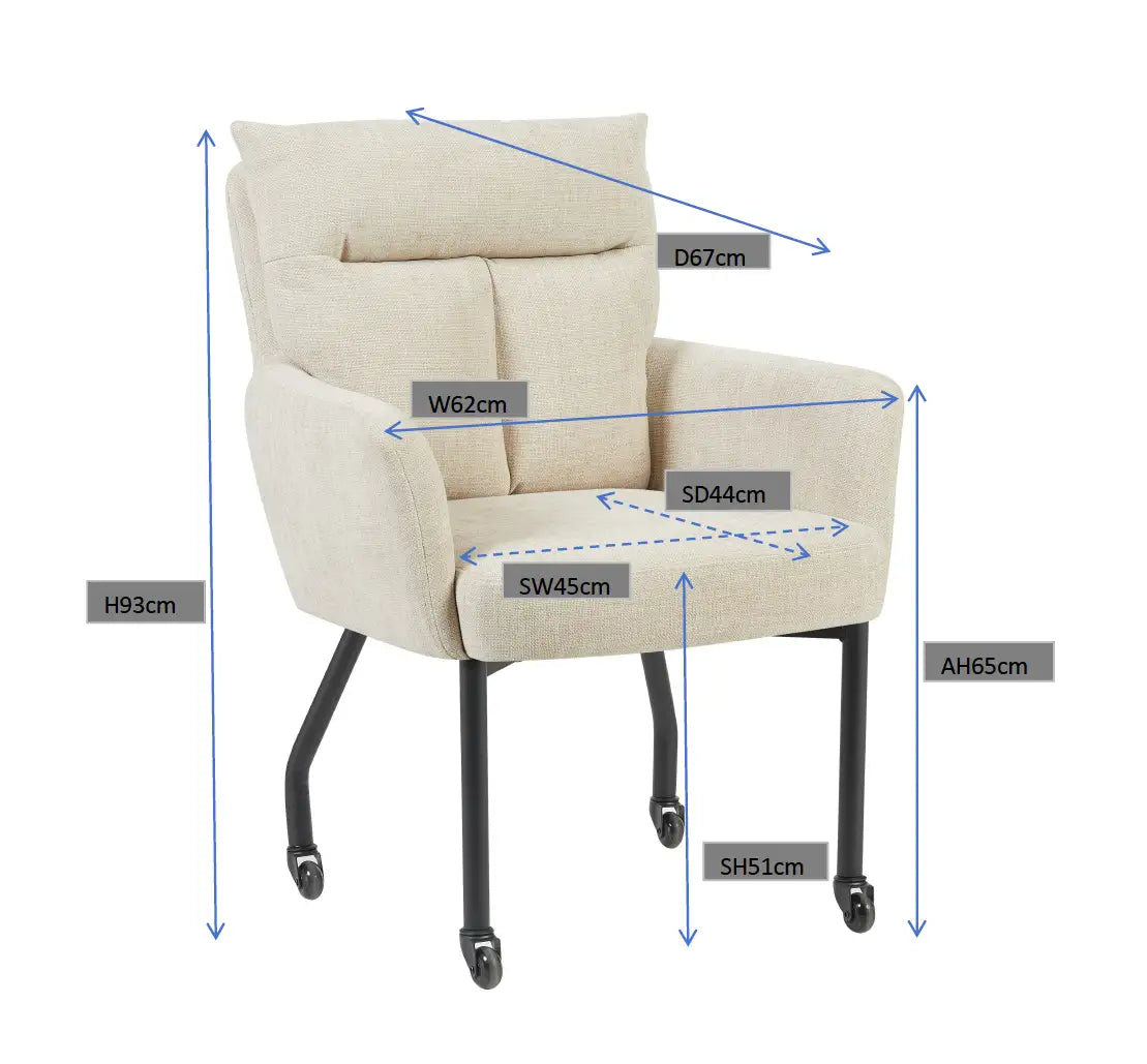 Stoel Maxime - Mosterd