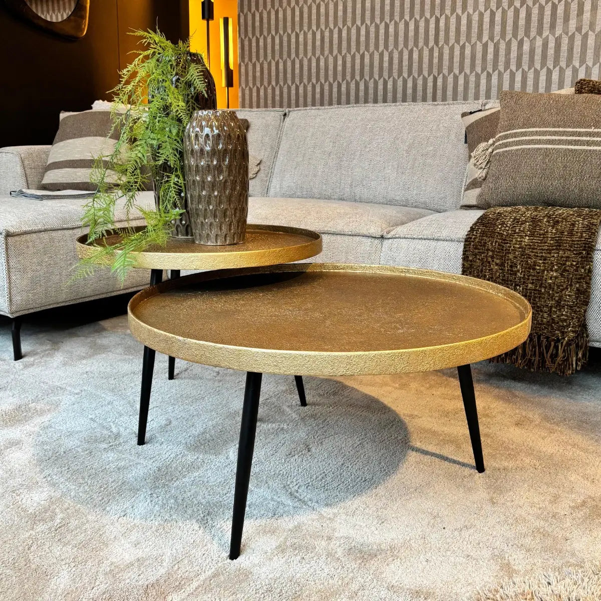 Salontafel Set Rick - Goud